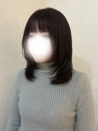 ミディアム カラー 艶感暖色カラー🥀/ レイヤー / れいかのヘアスタイル