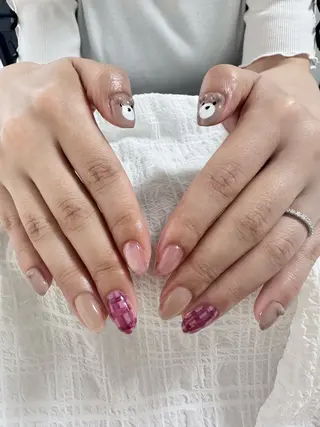 ネイル コネコネイルサロン モデル用のネイルデザイン