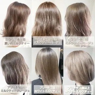 ミディアム ミルクティー特化 🌈島内　琢真🌈のヘアスタイル