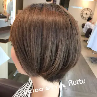 ショート カラー アザマ　ヤスカツ _rosso 川口のヘアスタイル