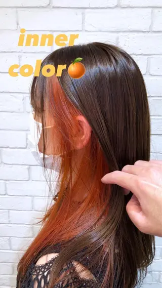 セミロング カラーアンドケアリタ kitamuuuのヘアスタイル