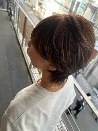ミディアム カラー ヘアアレンジ メンズ メンズヘア静岡 ✂︎Ryuheiのヘアスタイル