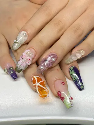 ネイル 💕Nanaka💕 ［森ノ宮駅徒歩1分］のネイルデザイン