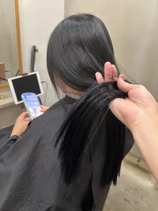 ロング カラー 中園康 /カラー/ブリーチのヘアスタイル