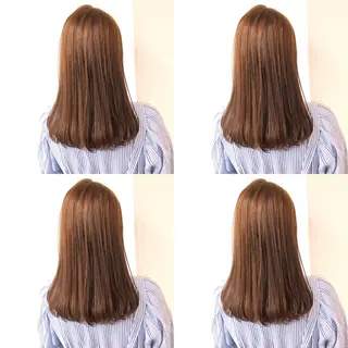 カラー 💖ブリーチなし透明 感💖ASAHIのヘアスタイル