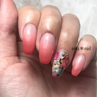 ネイル mks＊nail //  枚方長尾のネイルデザイン