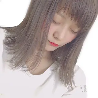 ミディアム 鳥越 優志のヘアスタイル