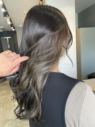 ロング カラー 《nico》 髙橋秋花🖤🧡のヘアスタイル