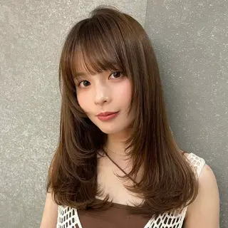 セミロング 🎀Rimi୨୧ ✨艶✨color🎀のヘアスタイル