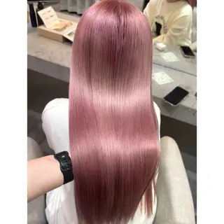 ロング カラー ヘアアレンジ 🖤kana/艶髪/ 韓国風暗髪カラー🖤のヘアスタイル