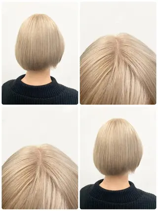 ミディアム カラー パーマ ヘアアレンジ メンズ ブリーチ　ハイトーン 特化🌈フジタハルキのヘアスタイル