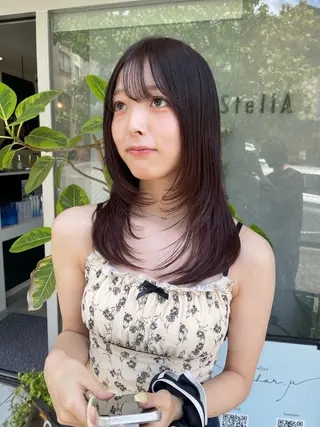 ミディアム StellA所属・アートディレクター ワダヒサノリのヘアスタイル