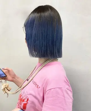 ミディアム カラー 🩷ハイトーン透明感 レイヤー🩷ユリカのヘアスタイル