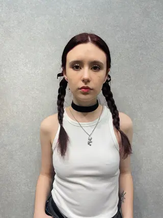 ロング Daisy🎀透け感 カラー🎀JUNAのヘアスタイル