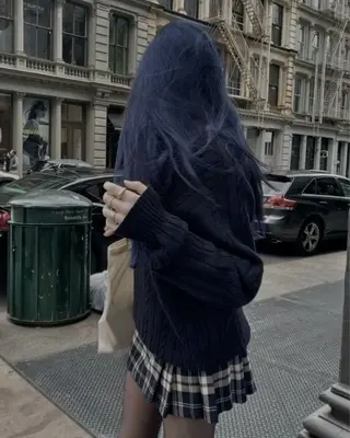 ロング カラー 韓国うる艶ハイトーン 💙ayana💙のヘアスタイル