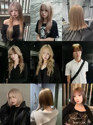 ロング カラー ケアブリーチ特化✨/ 艶カラー/エクステのヘアスタイル
