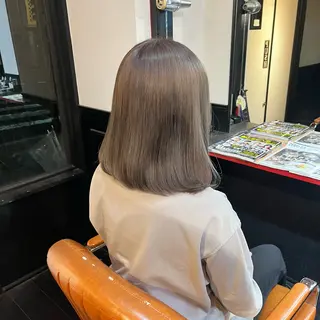 ミディアム スズキ リコのヘアスタイル