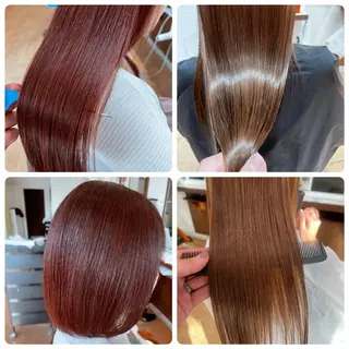 ミディアム カラー 髪質改善TR特化 副店長 坂田一樹】のヘアスタイル