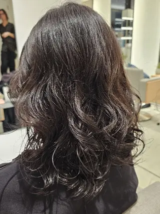 ミディアム パーマ ✂髪質改善ストレート NO.1 深澤 颯斗のヘアスタイル