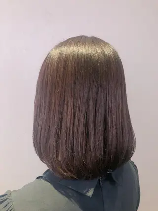 ミディアム パーマ 池田 寿子のヘアスタイル
