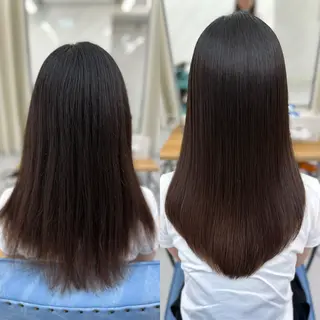 ロング 髪質改善🩵縮毛矯正 代々木/木下のヘアスタイル