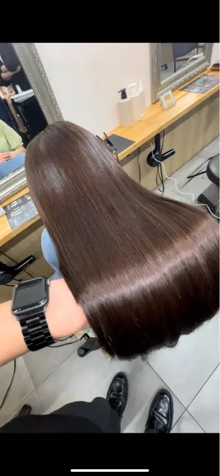 縮毛矯正/髪質改善 インナーカラーせいぎのヘアスタイル