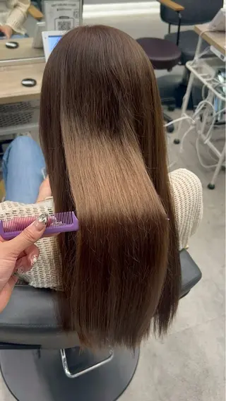 ロング カラー himari💜 暖色/レイヤーカットのヘアスタイル