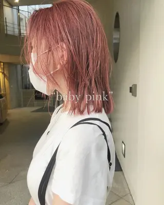 ミディアム カラー “ミニモ最高評価獲得 “代表"Kohei"のヘアスタイル