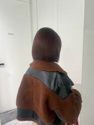 ショート カラー Risa/盛れる レイヤー/艶カラーのヘアスタイル