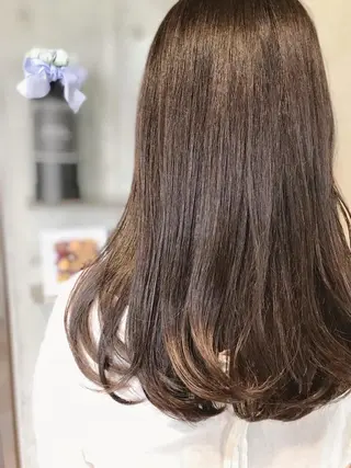 セミロング ヒラヤマ ユウスケのヘアスタイル