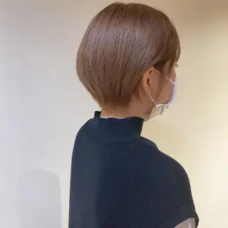 ショート カラー io濱川 遥のヘアスタイル