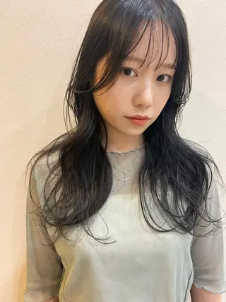 ロング ボブ/透明感カラー 🧸YUI❤️のヘアスタイル