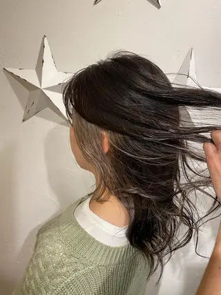 ロング 伊藤 光成のヘアスタイル