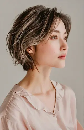 ミディアム カラー arts新宿所属・🫧透明感／艶カラー 🫧Ryuseiのヘアスタイル