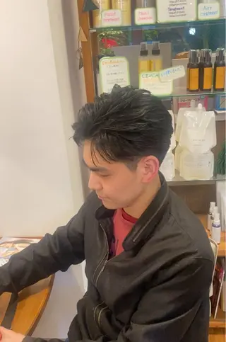 ヘアアレンジ メンズ Jr.スタイリスト エシカル🌱松原大将のヘアスタイル