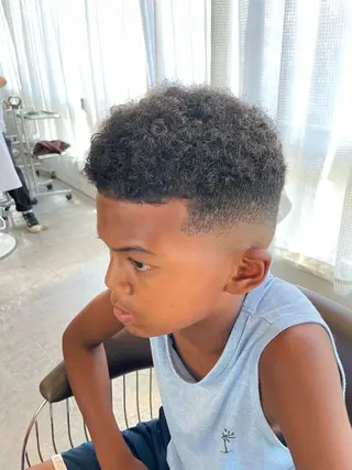 ショート メンズ ∮フェードスタイル∮ 加藤嘉陛のヘアスタイル