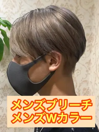 ショート カラー メンズ メンズパーマ&メンズ 縮毛矯正/平野/渋谷のヘアスタイル