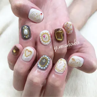 ネイル パラジェル有/ 長さだし/mahoのネイルデザイン