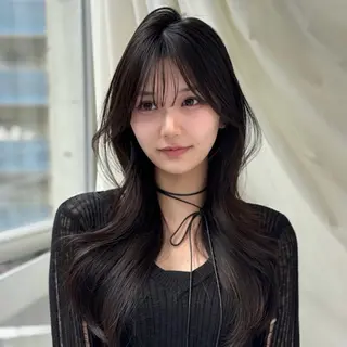 ロング karina🌿レイ ヤーカット/髪質改善のヘアスタイル