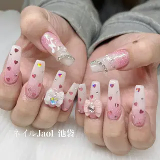 ロング ネイルJaol 池袋のネイルデザイン
