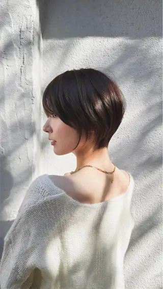 ショート 大人ショート特化/ カットモデル/表参道のヘアスタイル
