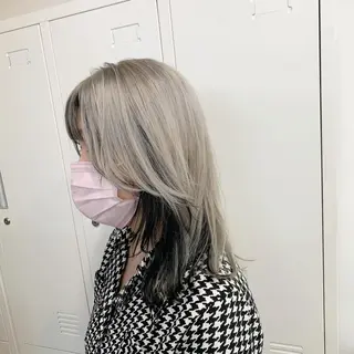 ロング カラー 赤みゼロ/透明感 カラー🌿KANTAのヘアスタイル