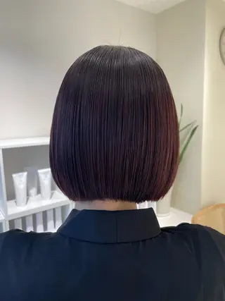 ショート カラー 🩰ニシムラヒカリ 半個室salon♡*のヘアスタイル