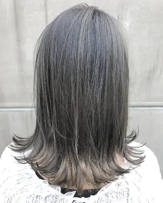 ミディアム カラー 北間 寛哉のヘアスタイル