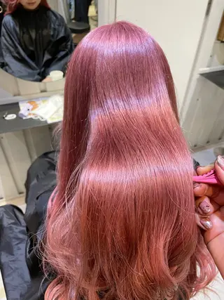 ロング カラー 💘韓国レイヤー上 品カラーruru💘のヘアスタイル
