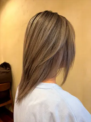 ミディアム 似合わせ/たにざわ しんごう≫南草津のヘアスタイル