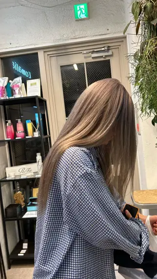 ロング カラー じゅわっと暖色カラー 🍊Moemiのヘアスタイル