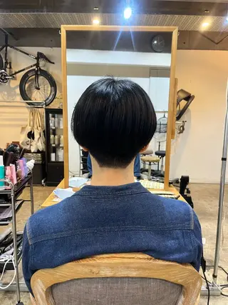 ショート メンズ 松原 樹里のヘアスタイル
