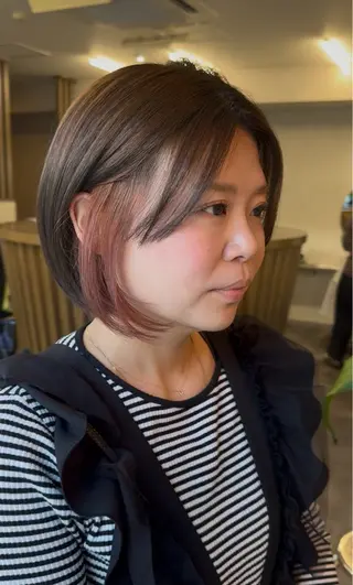 ショート カラー 博多髪質改善カラー /縮毛矯正のヘアスタイル