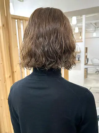 ショート カラー パーマ 銀座No.1髪質改善 縮毛矯正/本木のヘアスタイル